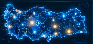 Türkiye haritası, il ve şube rehberine bağlantı